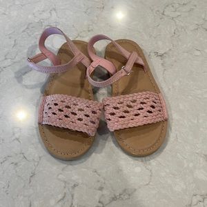 Old Navy Pink Braided Girls Sandals